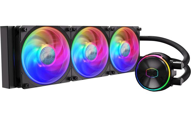 Cooler Master MasterLiquid PL360 FLUX ARGB CPU Liquid Cooler - Black Cooler Master MasterLiquid PL360 FLUX ARGB CPU Liquid Cooler - Black